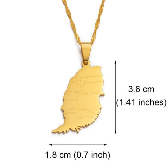 18k Gold Plated Grenada Necklace