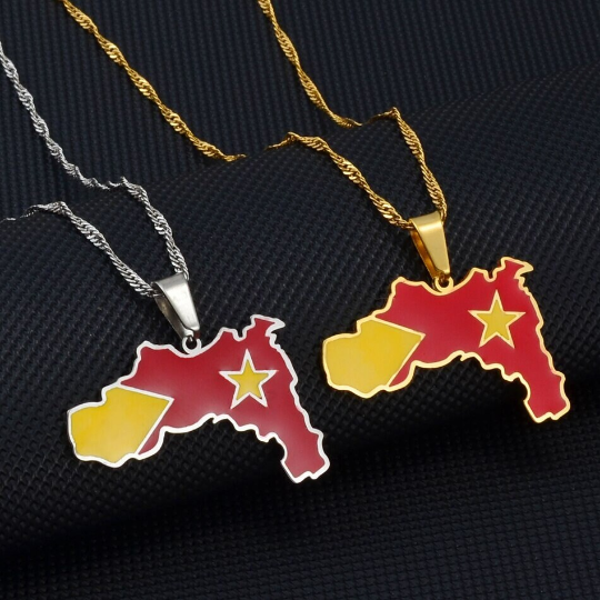 18K Gold Plated Ethiopia Tigray Necklace