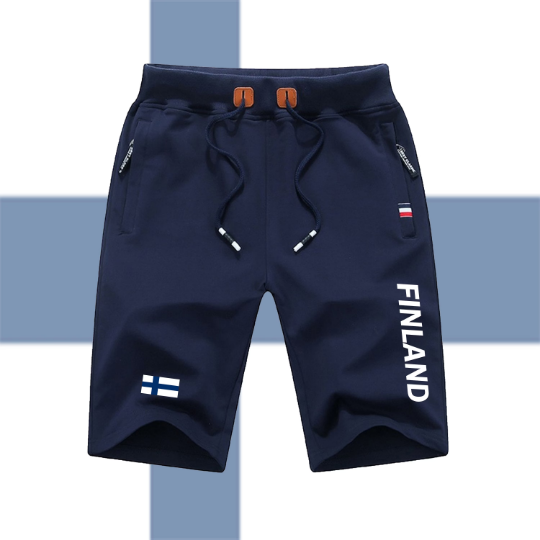 Finland Shorts / Finland Pants / Finland Shorts Flag / Finland Jersey / Grey Shorts / Black Shorts / Finland Poster / Finland Map