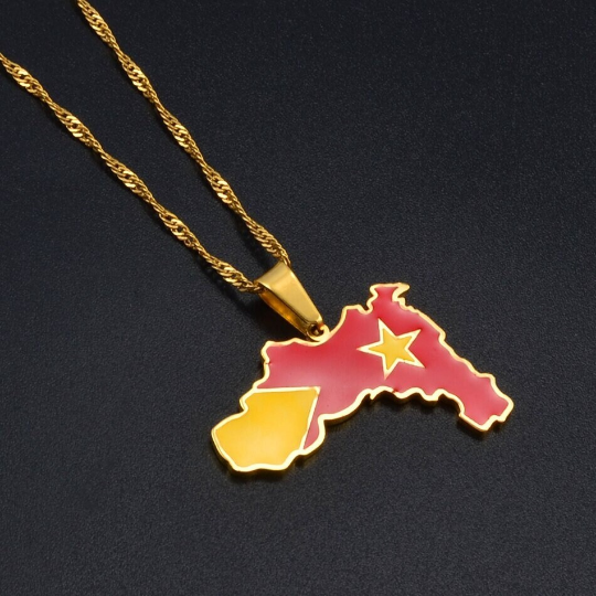 18K Gold Plated Ethiopia Tigray Necklace