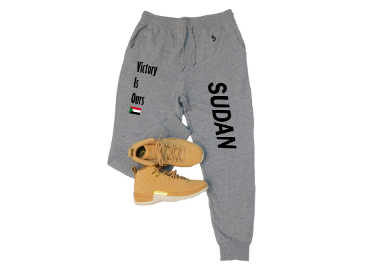 Sudan Sweatpants / Sudan Shirt / Sudan Sweat Pants Map / Sudan Jersey / Grey Sweatpants / Black Sweatpants / Sudan Poster