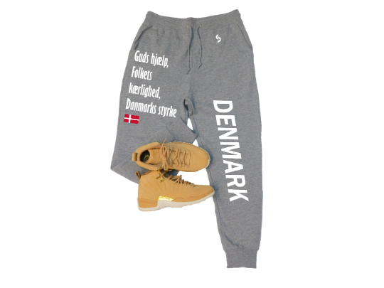 Denmark Sweatpants / Denmark Shirt / Denmark Sweat Pants Map / Denmark Jersey / Grey Sweatpants / Black Sweatpants / Denmark Poster