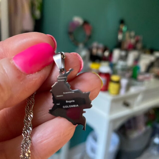 18k Gold Plated Colombia Necklace