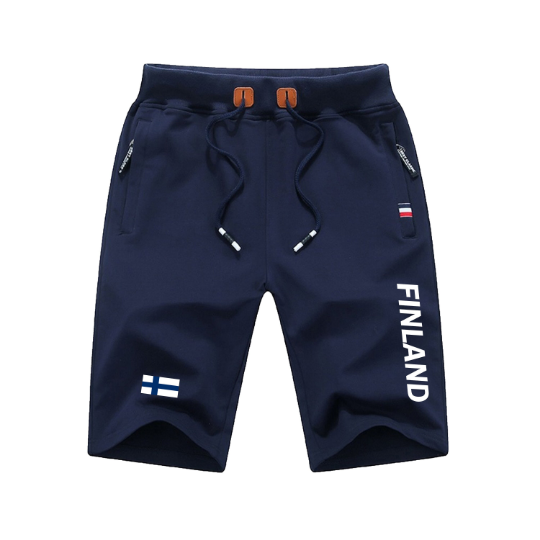 Finland Shorts / Finland Pants / Finland Shorts Flag / Finland Jersey / Grey Shorts / Black Shorts / Finland Poster / Finland Map