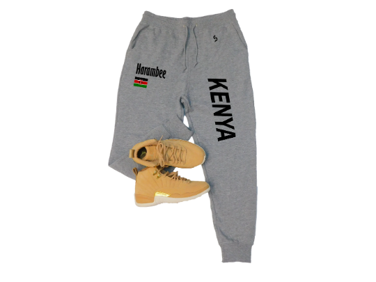 Kenya Sweatpants / Kenya Shirt / Kenya Sweat Pants Map / Kenya Jersey / Grey Sweatpants / Black Sweatpants / Kenya Poster