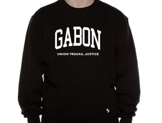 Gabon Sweatshirts / Gabon Shirt / Gabon Sweat Pants Map / Gabon Jersey / Grey Sweatshirts / Black Sweatshirts / Gabon Poster