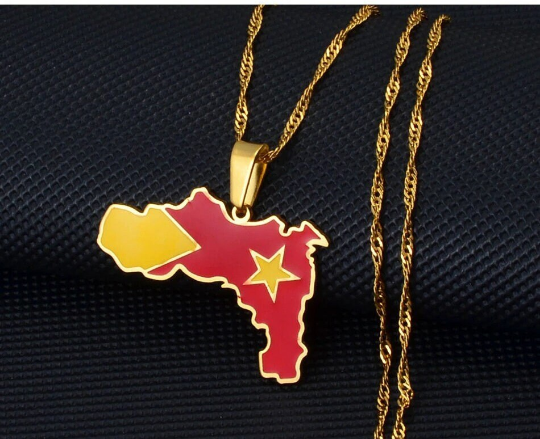 18K Gold Plated Ethiopia Tigray Necklace