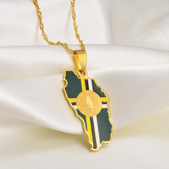 18K Gold Plated Dominica Necklace