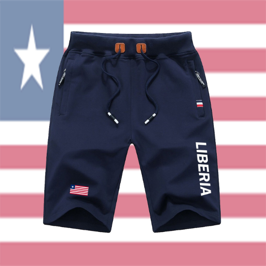 Liberia Shorts / Liberia Pants / Liberia Shorts Flag / Liberia Jersey / Grey Shorts / Black Shorts / Liberia Poster / Liberia Map / Men