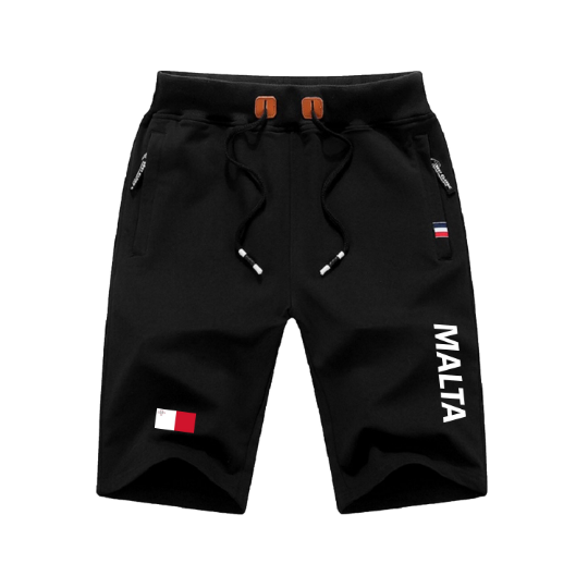 Malta Shorts / Malta Pants / Malta Shorts Flag / Malta Jersey / Grey Shorts / Black Shorts / Malta Poster / Malta Map / Men Women