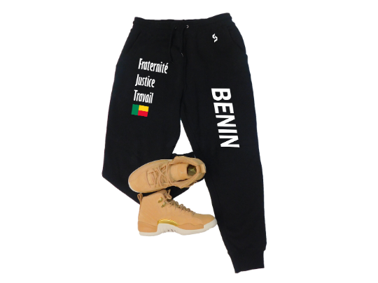 Benin Sweatpants / Benin Shirt / Benin Sweat Pants Map / Benin Jersey / Grey Sweatpants / Black Sweatpants / Benin Poster