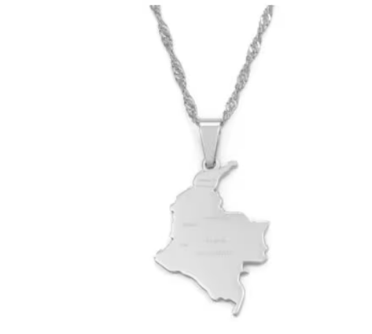 18k Gold Plated Colombia Necklace