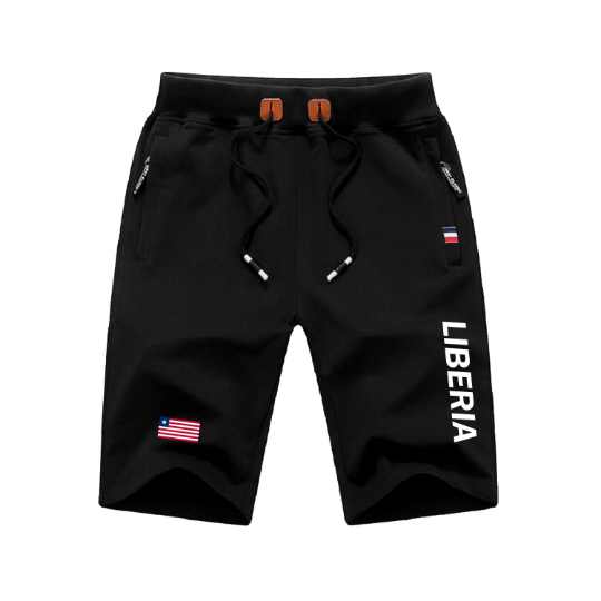 Liberia Shorts / Liberia Pants / Liberia Shorts Flag / Liberia Jersey / Grey Shorts / Black Shorts / Liberia Poster / Liberia Map / Men