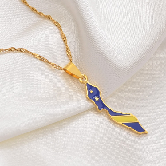 18K Gold Plated Curacao Necklace