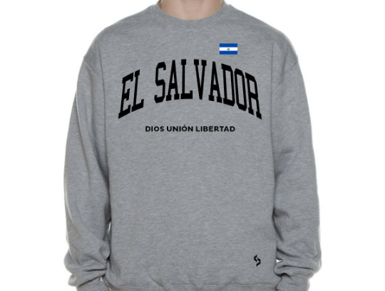 El Salvador Sweatshirts / El Salvador Shirt / El Salvador Sweat Pants Map / El Salvador Jersey / Grey Sweatshirts / Black Sweatshirts