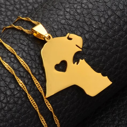 18K Gold Plated Kuwait Necklace