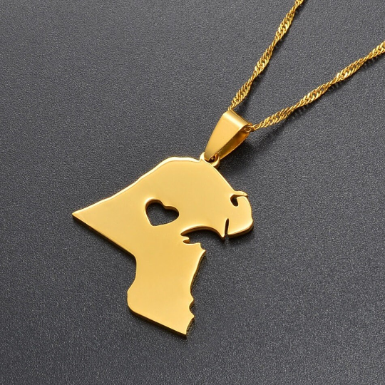 Kuwait 18K Gold Plated Necklace / Kuwait Jewelry / Kuwait Pendant / Kuwait Gift