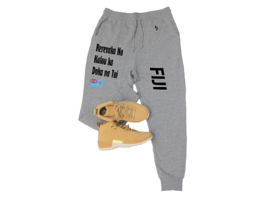 Fiji Sweatpants / Fiji Shirt / Fiji Sweat Pants Map / Fiji Jersey / Grey Sweatpants / Black Sweatpants / Fiji Poster