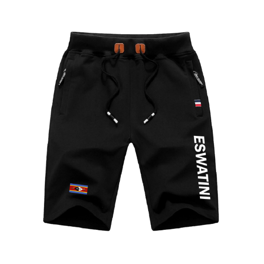 Eswatini Shorts / Eswatini Pants / Eswatini Shorts Flag / Eswatini Jersey / Grey Shorts / Black Shorts / Eswatini Poster / Eswatini Map