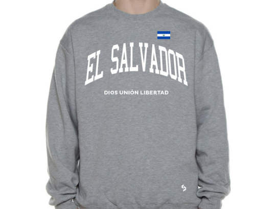 El Salvador Sweatshirts / El Salvador Shirt / El Salvador Sweat Pants Map / El Salvador Jersey / Grey Sweatshirts / Black Sweatshirts