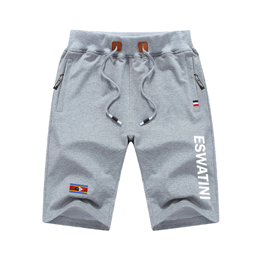 Eswatini Shorts / Eswatini Pants / Eswatini Shorts Flag / Eswatini Jersey / Grey Shorts / Black Shorts / Eswatini Poster / Eswatini Map