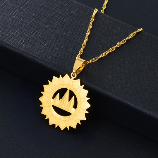 Yazidi Lalish Necklace, Yazidi Lalish Holy Temple, Yazidi Lalish Pendant, Yazidi Lalish Charm, Yazidi Bracelet, Yazidi Lalish Gifts