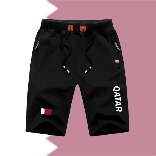 Qatar Shorts / Qatar Pants / Qatar Shorts Flag / Qatar Jersey / Grey Shorts / Black Shorts / Qatar Poster / Qatar Map / Men Women