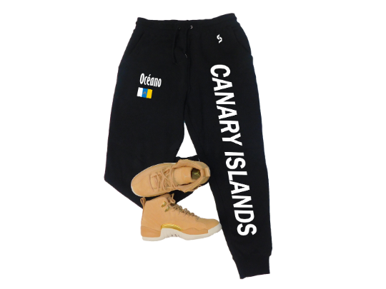 Canary Islands Sweatpants / Canary Islands Shirt / Canary Islands Sweat Pants Map / Grey Sweatpants / Black Sweatpants