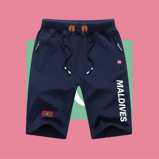 Maldives Shorts / Maldives Pants / Maldives Shorts Flag / Maldives Jersey / Grey Shorts / Black Shorts / Maldives Poster / Maldives Map