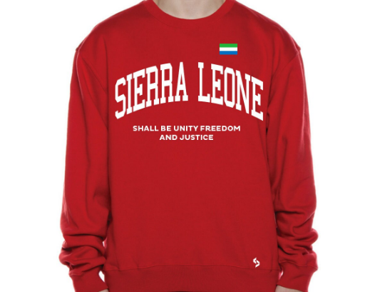 Sierra Leone Sweatshirts / Sierra Leone Shirt / Sierra Leone Sweat Pants Map / Sierra Leone Jersey / Grey Sweatshirts / Black Sweatshirts