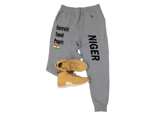 Niger Sweatpants / Niger Shirt / Niger Sweat Pants Map / Niger Jersey / Grey Sweatpants / Black Sweatpants / Niger Poster