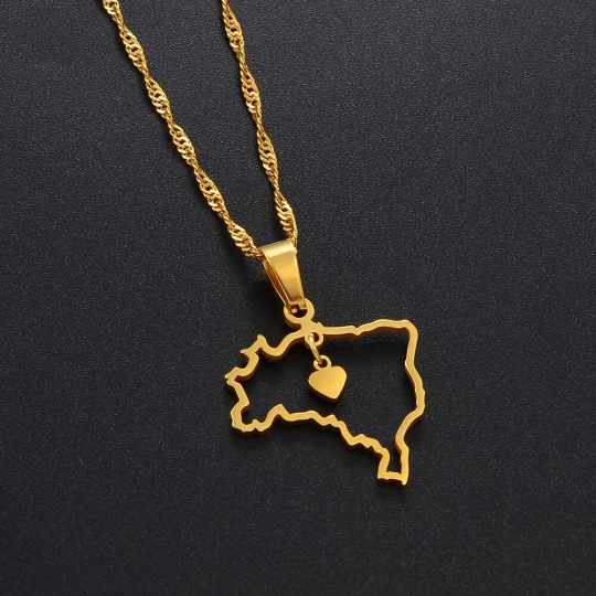 18k Gold Plated Brazil Necklace