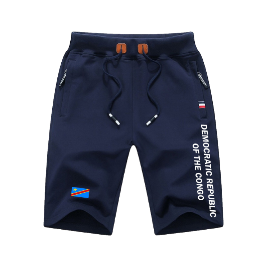 Democratic Republic Of Congo Shorts / Democratic Republic Of Congo Pants / Democratic Republic Of Congo Shorts Flag