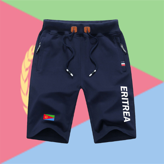 Eritrea Shorts / Eritrea Pants / Eritrea Shorts Flag / Eritrea Jersey / Grey Shorts / Black Shorts / Eritrea Poster / Eritrea Map