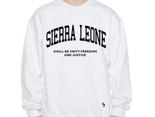 Sierra Leone Sweatshirts / Sierra Leone Shirt / Sierra Leone Sweat Pants Map / Sierra Leone Jersey / Grey Sweatshirts / Black Sweatshirts