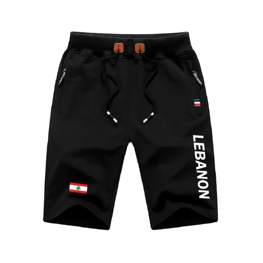 Lebanon Shorts / Lebanon Pants / Lebanon Shorts Flag / Lebanon Jersey / Grey Shorts / Black Shorts / Lebanon Poster / Lebanon Map