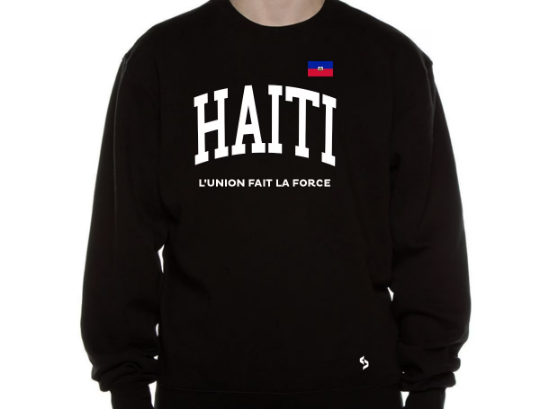 Haiti Sweatshirt / Haiti Hoodie / Haiti Sweatshirt Flag / Haiti Jersey / Grey Sweatshirt / Black Sweatshirt / Haiti Poster / Haiti Map