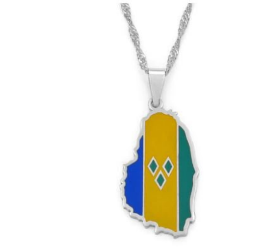 18K Gold Plated Saint Vincent Necklace, St Vincent Necklace, St Vincent Bracelets, St Vincent Bracelet, Saint Vicent Necklace - 60cm / ~24inch / Gold