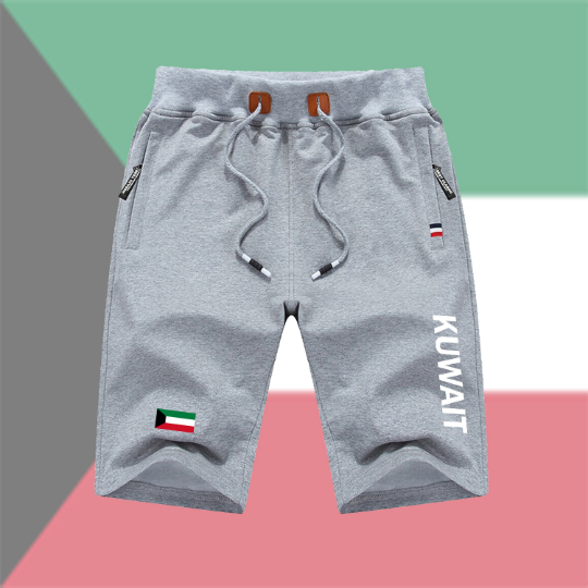 Kuwait Shorts / Kuwait Pants / Kuwait Shorts Flag / Kuwait Jersey / Grey Shorts / Black Shorts / Kuwait Poster / Kuwait Map / Men Women