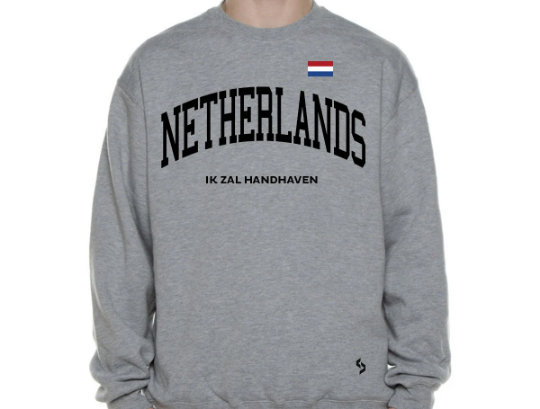 Netherlands Sweatshirts / Netherlands Shirt / Netherlands Sweat Pants Map / Netherlands Jersey / Grey Sweatshirts / Black Sweatshirts