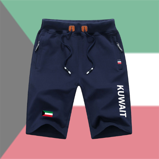 Kuwait Shorts / Kuwait Pants / Kuwait Shorts Flag / Kuwait Jersey / Grey Shorts / Black Shorts / Kuwait Poster / Kuwait Map / Men Women