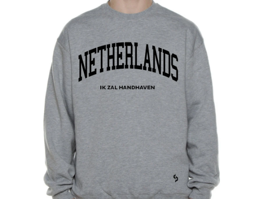 Netherlands Sweatshirts / Netherlands Shirt / Netherlands Sweat Pants Map / Netherlands Jersey / Grey Sweatshirts / Black Sweatshirts