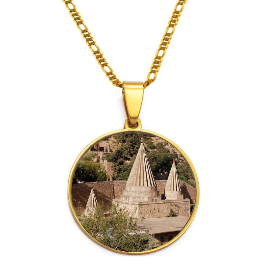 Yazidi Lalish Necklace, Yazidi Lalish Holy Temple, Yazidi Lalish Pendant, Yazidi Lalish Charm, Yazidi Bracelet, Yazidi Lalish Gifts
