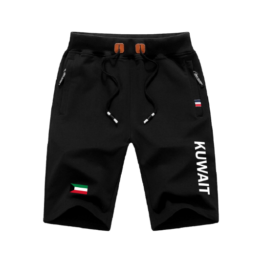 Kuwait Shorts / Kuwait Pants / Kuwait Shorts Flag / Kuwait Jersey / Grey Shorts / Black Shorts / Kuwait Poster / Kuwait Map / Men Women