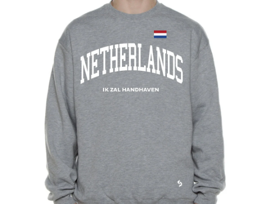 Netherlands Sweatshirts / Netherlands Shirt / Netherlands Sweat Pants Map / Netherlands Jersey / Grey Sweatshirts / Black Sweatshirts