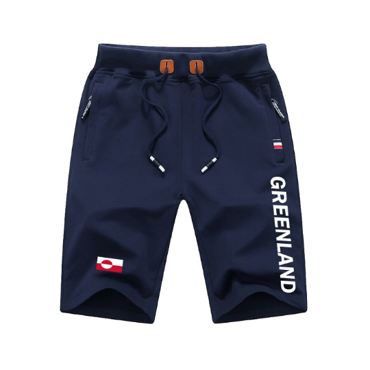 Greenland Shorts / Greenland Pants / Greenland Shorts Flag / Greenland Jersey / Grey Shorts / Black Shorts / Greenland Poster / Greenland