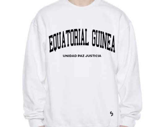 Equatorial Guinea Sweatshirts / Equatorial Guinea Shirt / Equatorial Guinea Sweat Pants Map / Equatorial Guinea Jersey / Grey Sweatshirts