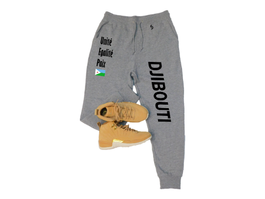 Djibouti Sweatpants / Djibouti Shirt / Djibouti Sweat Pants Map / Djibouti Jersey / Grey Sweatpants / Black Sweatpants / Djibouti Poster