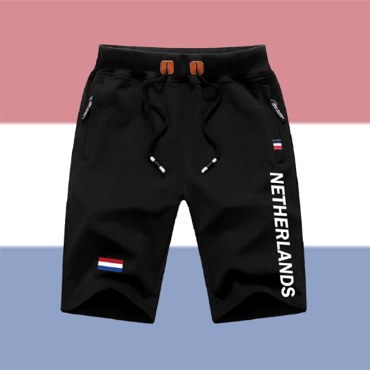 Netherlands Shorts / Netherlands Pants / Netherlands Shorts Flag / Netherlands Jersey / Grey Shorts / Black Shorts / Netherlands Poster