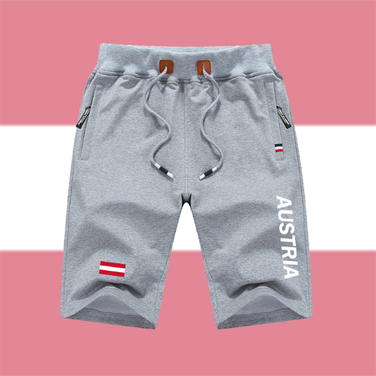 Austria Shorts / Austria Pants / Austria Shorts Flag / Austria Jersey / Grey Shorts / Black Shorts / Austria Poster / Austria Map